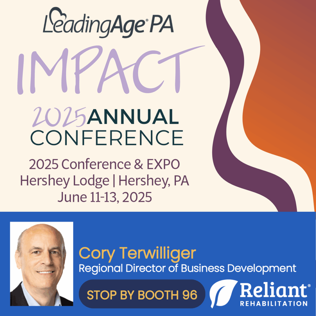 Reliant Rehabilitation is proud to be part of the 2025 LeadingAge PA Annual Conference & Expo, happening June 11–13 in Hershey, PA.