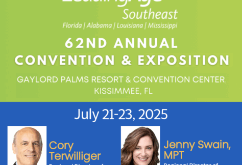 Join Reliant Rehabilitation at the LeadingAge Southeast 62nd Annual Convention & Exposition, July 21–23 in Kissimmee, FL.