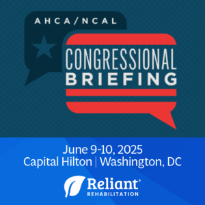 Reliant Rehabilitation is honored to participate in the 2025 AHCA/NCAL Congressional Briefing, taking place June 9–10 at the Capital Hilton in Washington, D.C.