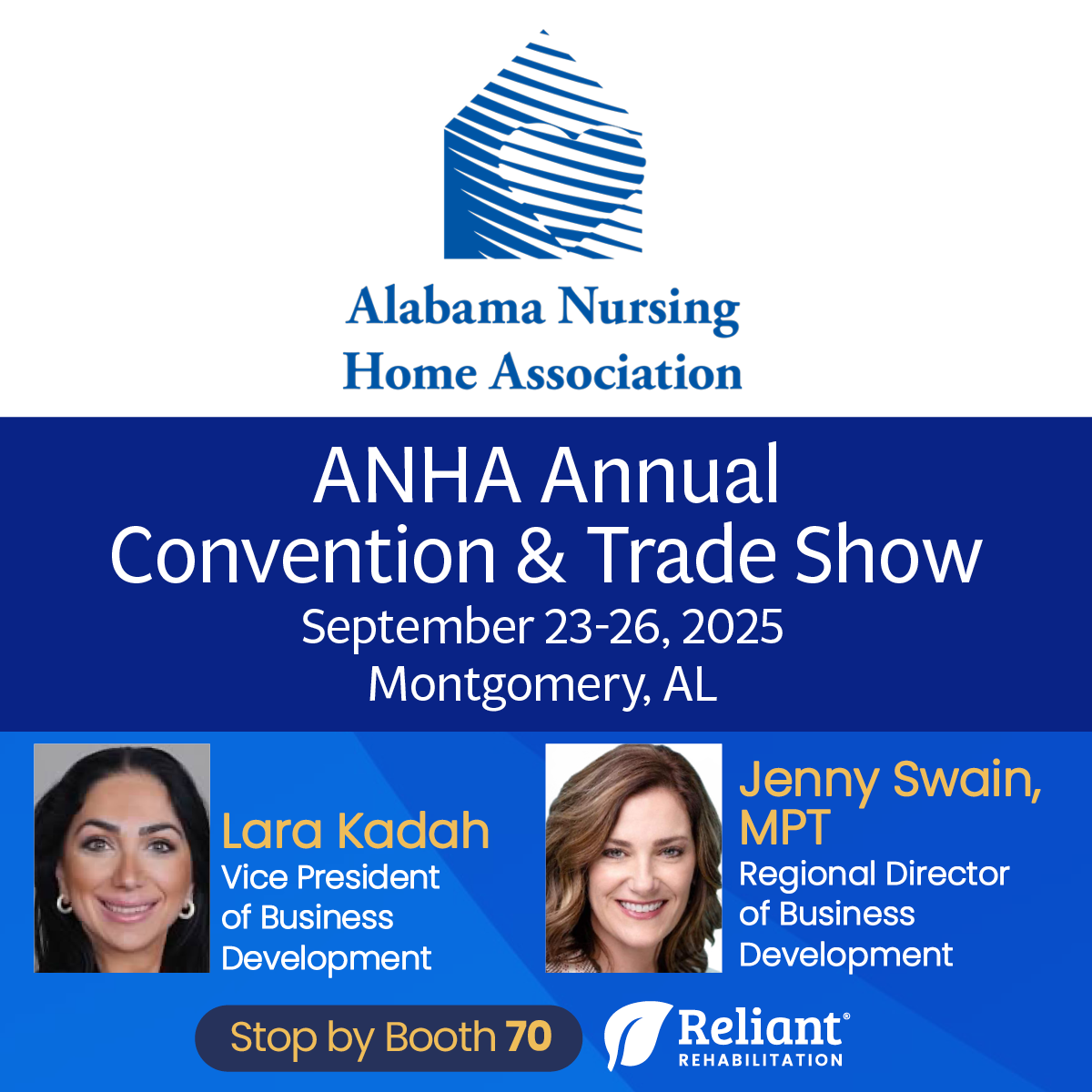 We’re looking forward to Montgomery, AL for the ANHA Annual Convention & Trade Show, September 23–26, 2025.